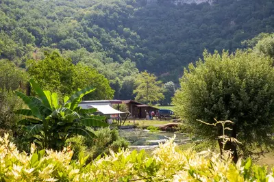 Paysage naturel près de the country house