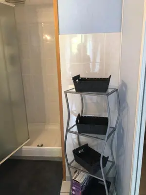 Salle de bains dans l'établissement Résidence Les Cascades