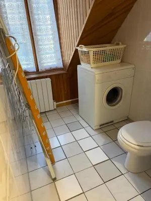 Salle de bains dans l'établissement Résidence Les Cascades