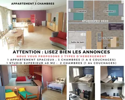 Plan de l'établissement Chez les chtis de vayrac