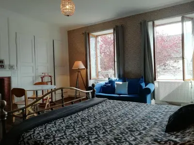Un ou plusieurs lits dans un hébergement de l'établissement 3 Place des Arbres, Chambres D'Hôtes, Felletin
