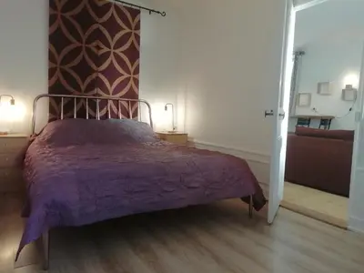 Un ou plusieurs lits dans un hébergement de l'établissement 3 Place des Arbres, Chambres D'Hôtes, Felletin