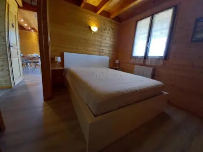 Un ou plusieurs lits dans un hébergement de l'établissement Chalet Sancy