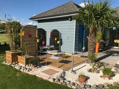 Jardin de l'établissement Escale en Correze