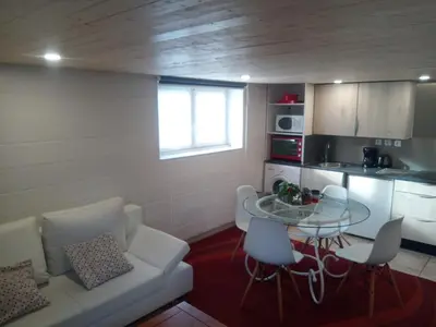 Cuisine ou kitchenette dans l'établissement Studio Vic