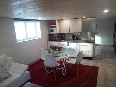 Cuisine ou kitchenette dans l'établissement Studio Vic