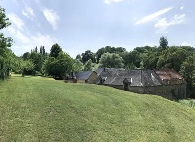 Paysage naturel près de la maison de vacances