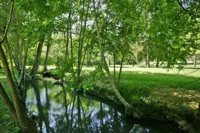 Paysage naturel près de l'hôtel