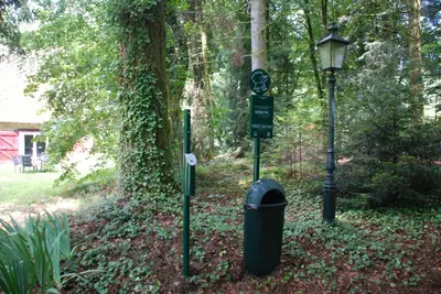 Jardin de l'établissement Gites Chateau le Bois