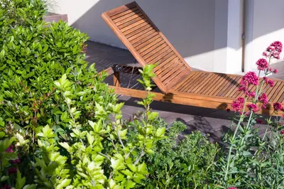 Jardin de l'établissement Domaine l'Ancien Vignoble