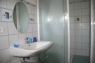 Salle de bains dans l'établissement La vignolle
