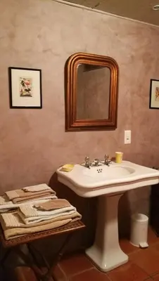 Salle de bains dans l'établissement La vignolle