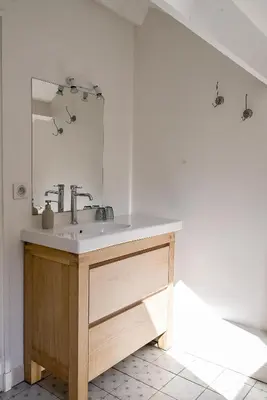 Salle de bains dans l'établissement Chambre d'hôtes Chalendeix