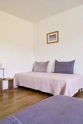 Un ou plusieurs lits dans un hébergement de l'établissement Chambre d'hôtes Chalendeix