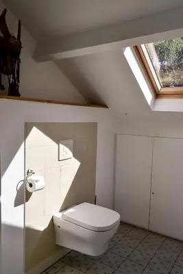 Salle de bains dans l'établissement Chambre d'hôtes Chalendeix