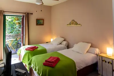Un ou plusieurs lits dans un hébergement de l'établissement Auberge de Forgès