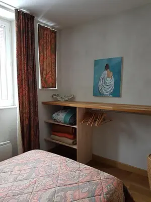 Un ou plusieurs lits dans un hébergement de l'établissement Appartement Cap Horn