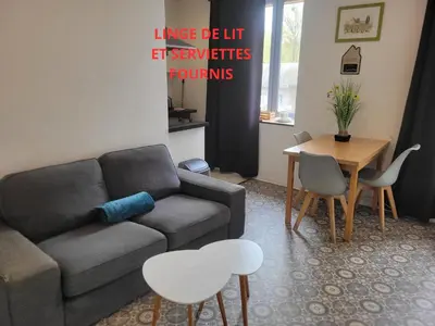 Coin salon dans l'établissement Résidence le 09