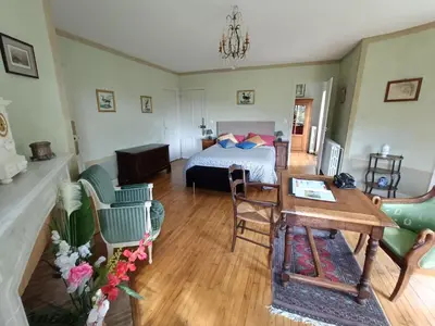 Coin salon dans l'établissement Chateau Ol Puech