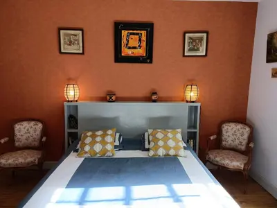 Un ou plusieurs lits dans un hébergement de l'établissement Chateau Ol Puech