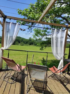 Jardin de l'établissement Domaine de la Clauzade (Gite)