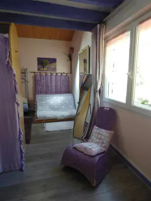 Coin salon dans l'établissement Beau Site Guimauve et Vieilles Dentelles