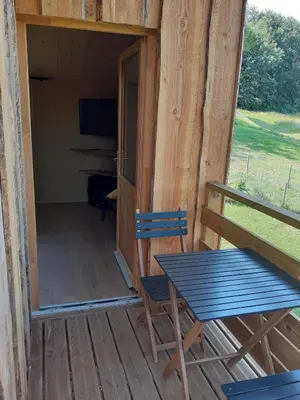 Balcon ou terrasse dans l'établissement Les Mandarins