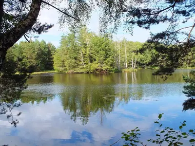 Paysage naturel près de la maison de vacances