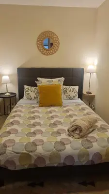Un ou plusieurs lits dans un hébergement de l'établissement accommodation à la ferme