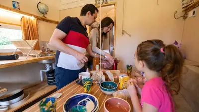 Clients de l'établissement Le Village des Monédières