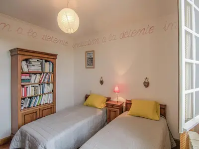 Un ou plusieurs lits dans un hébergement de l'établissement Villa with Pool in Corrèze
