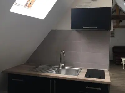 Télévision ou salle de divertissement dans l'établissement Appartement L'Arédien
