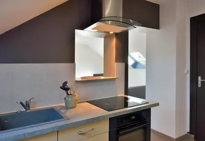 Cuisine ou kitchenette dans l'établissement Le Perchoir - 4 Personnes