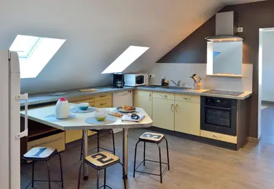 Cuisine ou kitchenette dans l'établissement Le Perchoir - 4 Personnes