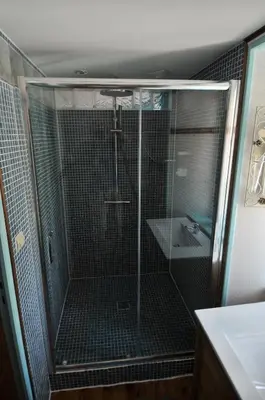 Salle de bains dans l'établissement Auberge De La Providence