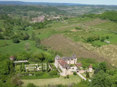 Paysage naturel près de la maison de vacances