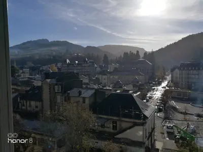 Vue générale sur la montagne ou vue sur la montagne depuis l'appartement