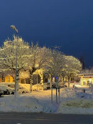 L'établissement La bourboule Appartement en hiver