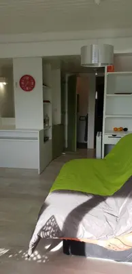 Un ou plusieurs lits dans un hébergement de l'établissement DUPLEX 4 pers super murat 1200 m alt prox mont dore bourboule sancy