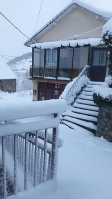L'établissement Les Planchettes en hiver