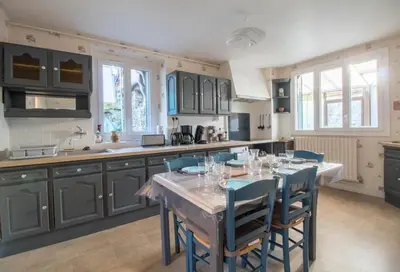 Cuisine ou kitchenette dans l'établissement Les Planchettes