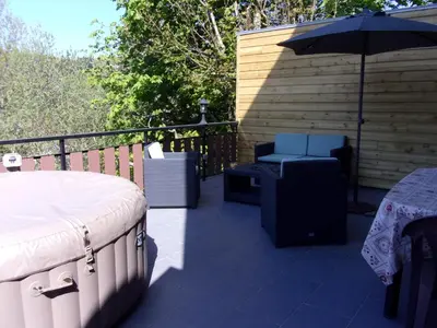 Balcon ou terrasse dans l'établissement chez Andréa