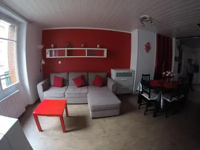 Coin salon dans l'établissement Ideal Sejour - Le Mont-Dore