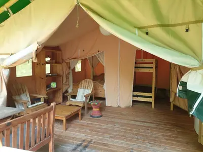 Plan de l'établissement Camping la Jaurie hébergements