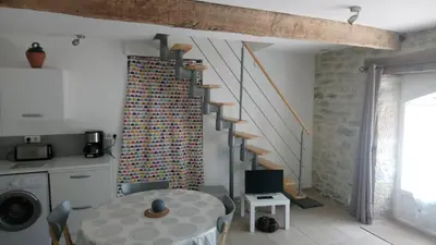 Cuisine ou kitchenette dans l'établissement Appartement Duplex
