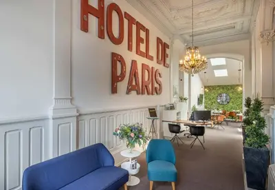 Coin salon dans l'établissement Hotel de Paris, Hotel Particulier du XIX