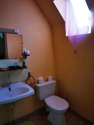Salle de bains dans l'établissement Hotel bar b'rock