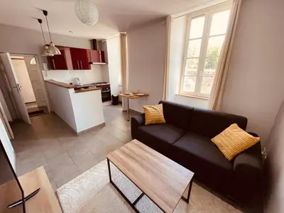 Cuisine ou kitchenette dans l'établissement Albuconis 2 Appartement 1 chambre