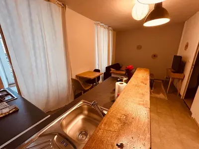 Coin salon dans l'établissement Albuconis 2 Appartement 1 chambre