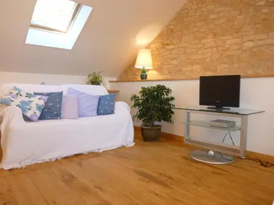 Télévision ou salle de divertissement dans l'établissement Mirabelle
